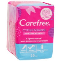 Carefree Ежедневные прокладки в индивидуальной упаковке, 20 шт (Carefree, На каждый день), На каждый день
Carefree Ежедневные прокладки в индивидуальной упаковке, 20 шт (Carefree, На каждый день), На каждый день