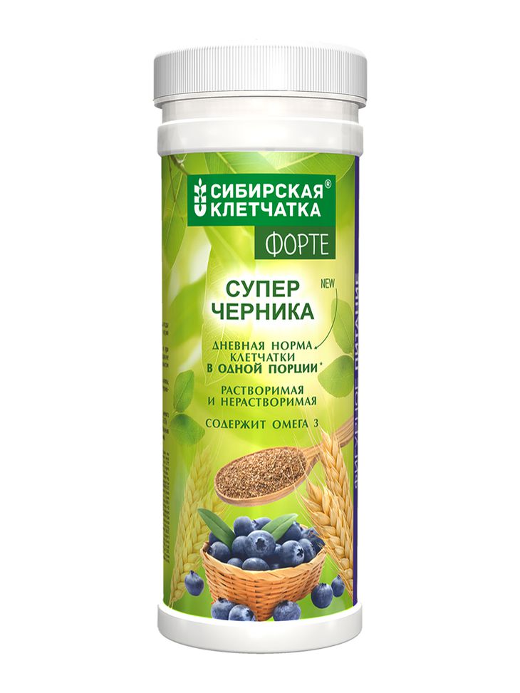 Сибирская клетчатка Сибирская клетчатка «СуперЧерника» ФОРТЕ, 200 г (Сибирская клетчатка), Сибирская клетчатка
Сибирская клетчатка Сибирская клетчатка «СуперЧерника» ФОРТЕ, 200 г (Сибирская клетчатка), Сибирская клетчатка