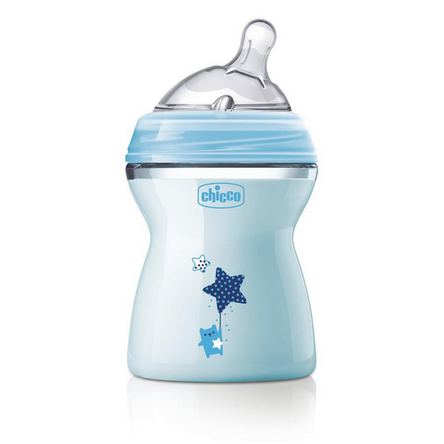 Chicco Бутылочка с силиконовой соской с наклоном и флексорами 2 мес.+, голубая 1 шт. (Chicco, Natural Feeling), Natural Feeling
Chicco Бутылочка с силиконовой соской с наклоном и флексорами 2 мес.+, голубая 1 шт. (Chicco, Natural Feeling), Natural Feeling