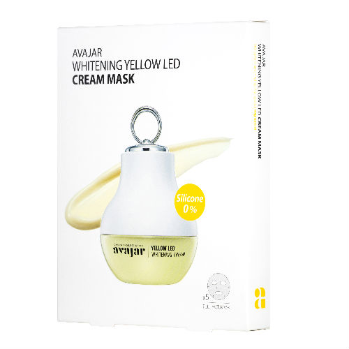 Avajar Avajar Whitening Yellow Led Cream Mask Осветляющая кремовая LED маска 5 шт (Avajar, Для лица), Для лица
Avajar Avajar Whitening Yellow Led Cream Mask Осветляющая кремовая LED маска 5 шт (Avajar, Для лица), Для лица