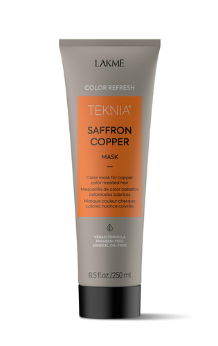 Lakme Маска для обновления цвета медных оттенков волос Color refresh saffron copper mask, 250 мл (Lakme, Ultra copper), Ultra copper
Lakme Маска для обновления цвета медных оттенков волос Color refresh saffron copper mask, 250 мл (Lakme, Ultra copper), Ultra copper