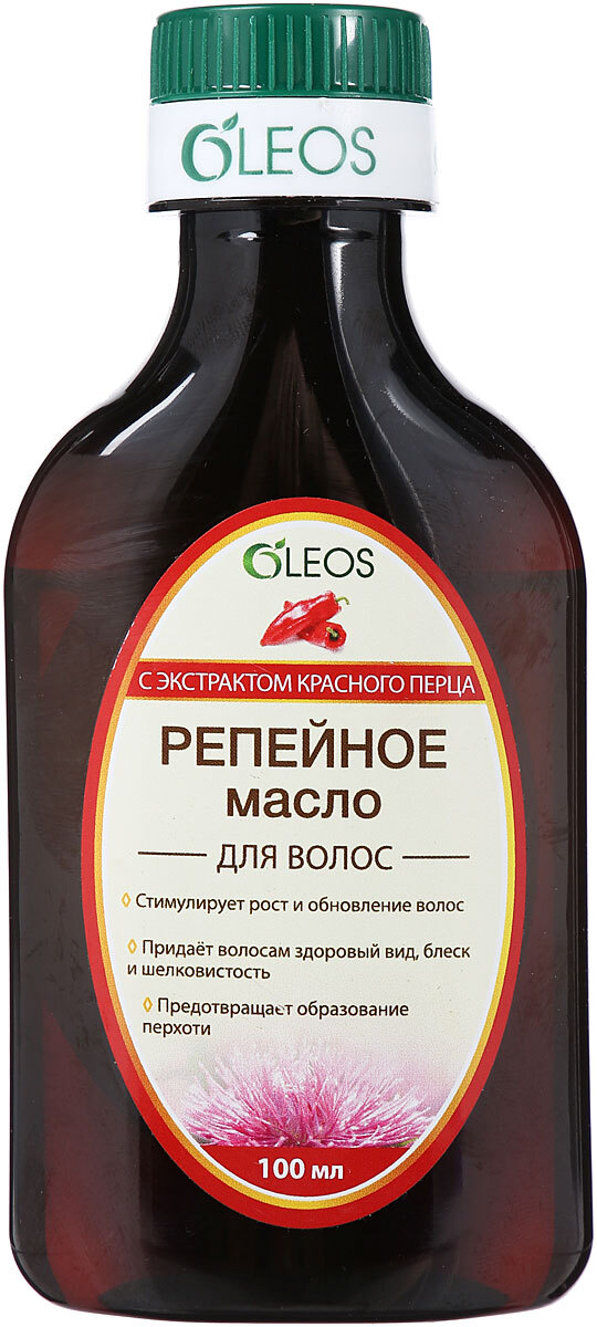 Oleos Масло репейное с экстрактом красного перца 100 мл (Oleos, Масло репейное), Масло репейное
Oleos Масло репейное с экстрактом красного перца 100 мл (Oleos, Масло репейное), Масло репейное