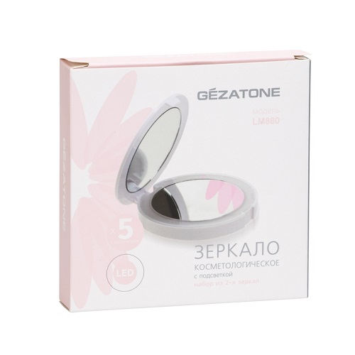 Gezatone Набор зеркал косметологических 1х 5x с подсветкой 1 шт (Gezatone, Косметические зеркала), Косметические зеркала
Gezatone Набор зеркал косметологических 1х 5x с подсветкой 1 шт (Gezatone, Косметические зеркала), Косметические зеркала