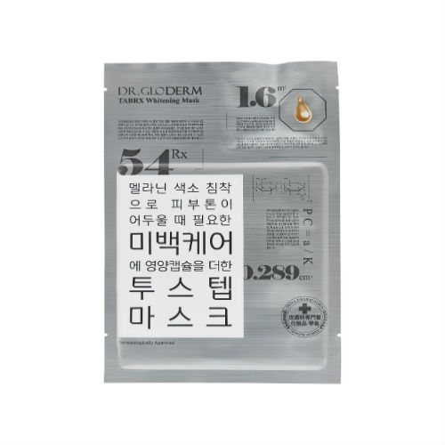 Dr.Gloderm Маска для лица отбеливающая TabRX Whitening Mask, 25 мл (Dr.Gloderm, TabRX), TabRX
Dr.Gloderm Маска для лица отбеливающая TabRX Whitening Mask, 25 мл (Dr.Gloderm, TabRX), TabRX
