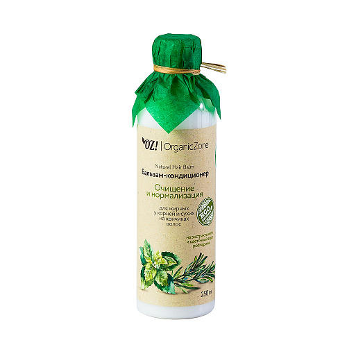 OZ! OrganicZone Бальзам для жирных у корней у сухих на кончиках волос "Очищение и нормализация" 250 мл (OZ! OrganicZone, Кондиционеры и бальзамы), Кондиционеры и бальзамы
OZ! OrganicZone Бальзам для жирных у корней у сухих на кончиках волос "Очищение и нормализация" 250 мл (OZ! OrganicZone, Кондиционеры и бальзамы), Кондиционеры и бальзамы