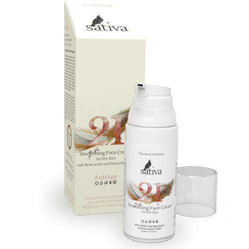 Sativa Крем для лица "Разглаживающий №21" для сухого типа кожи 50 мл (Sativa, Anti Age), Anti Age
Sativa Крем для лица "Разглаживающий №21" для сухого типа кожи 50 мл (Sativa, Anti Age), Anti Age