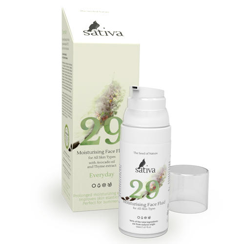 Sativa Крем флюид для лица увлажняющий №29 для всех типов кожи 50 мл (Sativa, Every Day), Every Day
Sativa Крем флюид для лица увлажняющий №29 для всех типов кожи 50 мл (Sativa, Every Day), Every Day