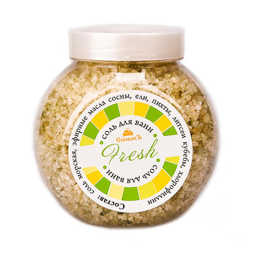 Спивакъ Соль для ванн Fresh, 600 г (Спивакъ, Уход за телом), Уход за телом
Спивакъ Соль для ванн Fresh, 600 г (Спивакъ, Уход за телом), Уход за телом