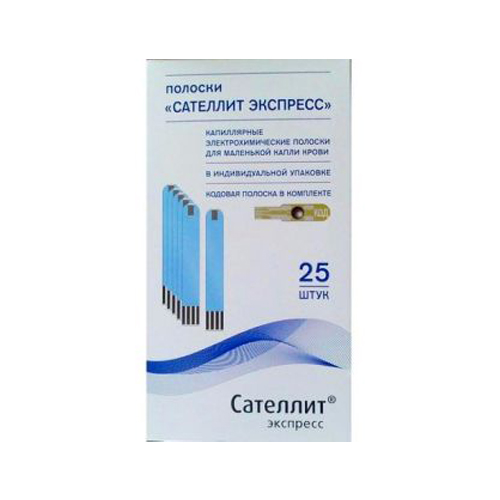 Сателлит Тест-полоски Сателлит Экспресс ПКГ-03 N25 (Сателлит, Экспресс), Экспресс
Сателлит Тест-полоски Сателлит Экспресс ПКГ-03 N25 (Сателлит, Экспресс), Экспресс