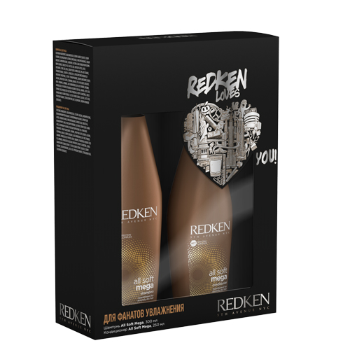 Redken Набор для волос All Soft Mega (шампунь 300 мл + кондиционер 200 мл) (Redken, All Soft Mega), All Soft Mega
Redken Набор для волос All Soft Mega (шампунь 300 мл + кондиционер 200 мл) (Redken, All Soft Mega), All Soft Mega