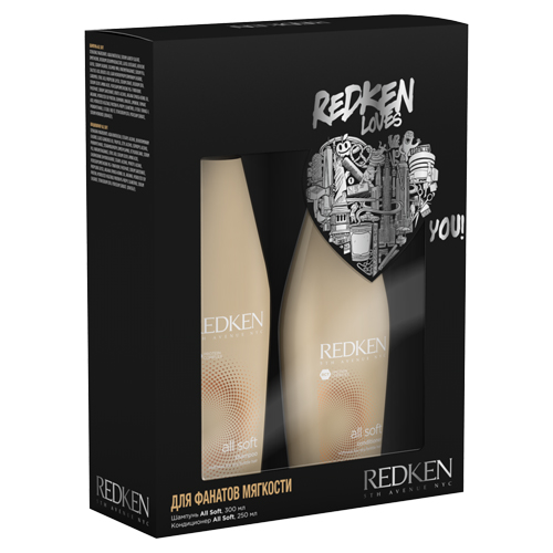 Redken Набор Олл Софт (шампунь 300 мл + кондиционер 250 мл) (Redken, All Soft), All Soft
Redken Набор Олл Софт (шампунь 300 мл + кондиционер 250 мл) (Redken, All Soft), All Soft