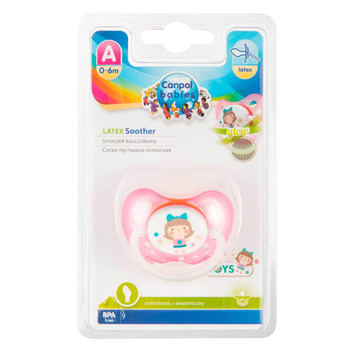 Canpol Пустышка анатомическая латексная Toys, 0-6 мес, 1 шт (Canpol, Toys), Toys
Canpol Пустышка анатомическая латексная Toys, 0-6 мес, 1 шт (Canpol, Toys), Toys