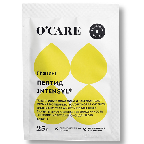 O'Care Тканевая маска для лица и шеи с пептидом Intensyl® Саше 25 г (O'Care, Тканевые маски), Тканевые маски
O'Care Тканевая маска для лица и шеи с пептидом Intensyl® Саше 25 г (O'Care, Тканевые маски), Тканевые маски