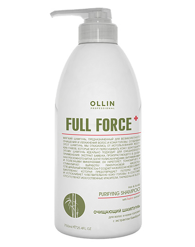 Ollin Professional Очищающий шампунь для волос и кожи головы с экстрактом бамбука, 750 мл (Ollin Professional, Уход за волосами), Уход за волосами
Ollin Professional Очищающий шампунь для волос и кожи головы с экстрактом бамбука, 750 мл (Ollin Professional, Уход за волосами), Уход за волосами