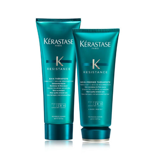 Kerastase Набор "Новая жизнь": Терапист Шампунь-Ванна 250 мл + Терапист Уход Премьер 200 мл (Kerastase, Therapiste), Therapiste
Kerastase Набор "Новая жизнь": Терапист Шампунь-Ванна 250 мл + Терапист Уход Премьер 200 мл (Kerastase, Therapiste), Therapiste