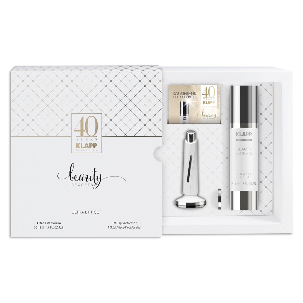 Klapp Набор Сыворотка Ultra Lift + Активатор Ultra Lift Set, 1 набор (Klapp, Beauty Secrets), Beauty Secrets
Klapp Набор Сыворотка Ultra Lift + Активатор Ultra Lift Set, 1 набор (Klapp, Beauty Secrets), Beauty Secrets