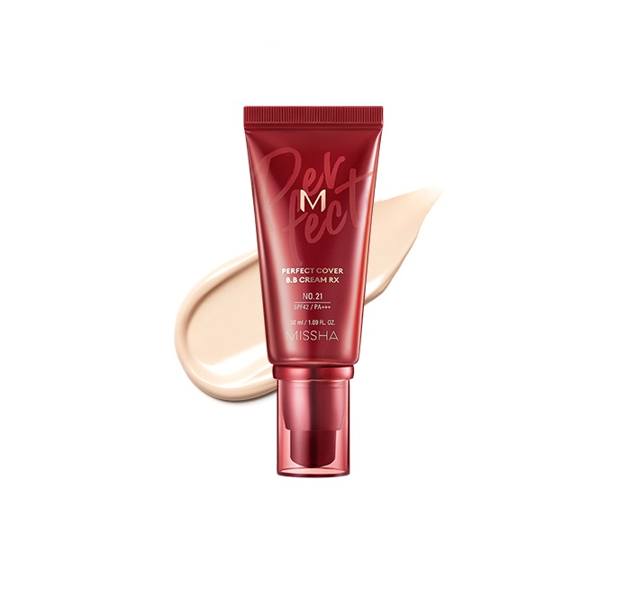 Missha Тональный BB крем M Perfect Cover BB Cream Rx № 21 Light Beige, 50 мл (Missha, Perfect Cover), Perfect Cover
Missha Тональный BB крем M Perfect Cover BB Cream Rx № 21 Light Beige, 50 мл (Missha, Perfect Cover), Perfect Cover