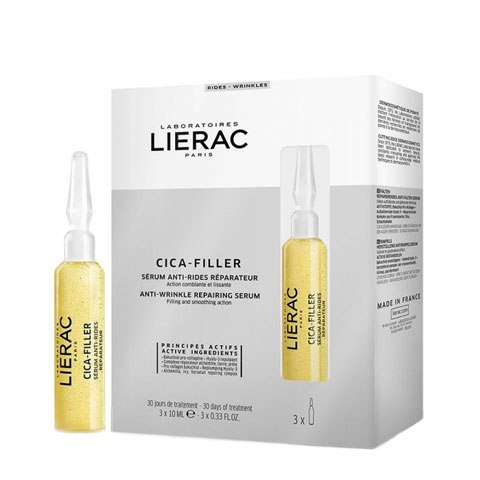 Lierac Восстанавливающая сыворотка против морщин Serum Anti-Rides Reparateur, 3 ампулы х 10 мл (Lierac, Cica-Filler), Cica-Filler
Lierac Восстанавливающая сыворотка против морщин Serum Anti-Rides Reparateur, 3 ампулы х 10 мл (Lierac, Cica-Filler), Cica-Filler