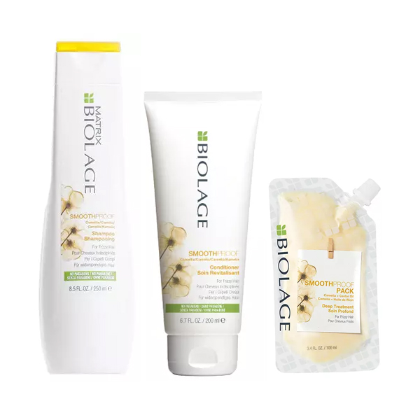 Matrix Набор для гладкости непослушных волос Biolage Smoothproof: шампунь 250 мл + кондиционер 200 мл + маска 100 мл (Matrix, Biolage), Biolage
Matrix Набор для гладкости непослушных волос Biolage Smoothproof: шампунь 250 мл + кондиционер 200 мл + маска 100 мл (Matrix, Biolage), Biolage