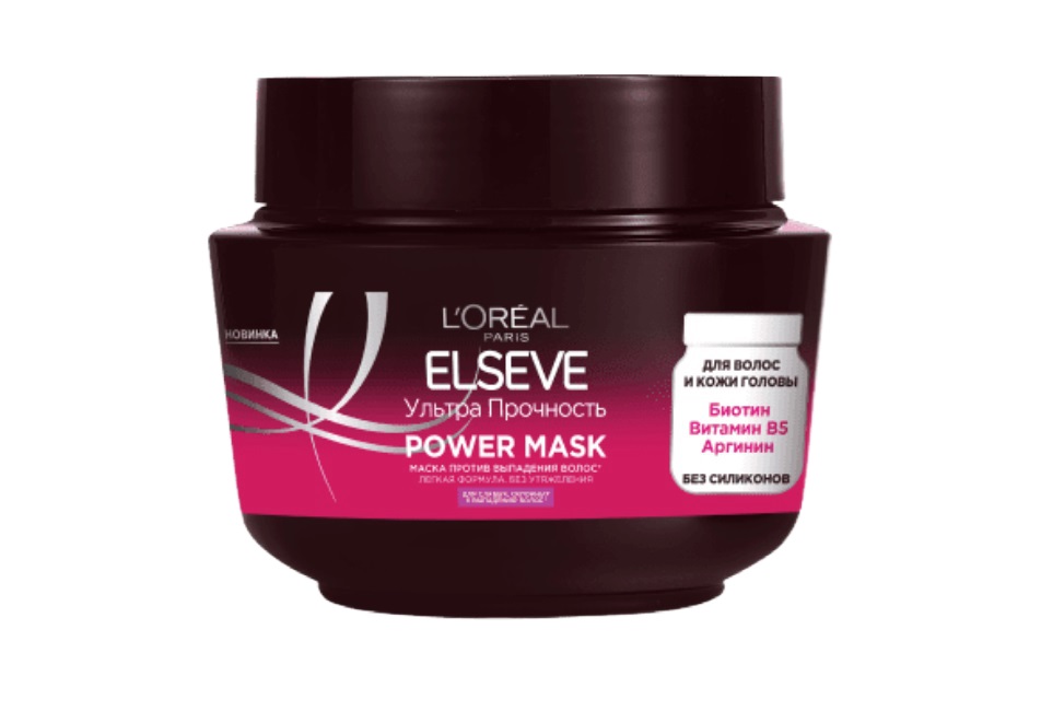 L'oreal Paris Маска для волос Power Mask против выпадения волос, 300 мл (L'oreal Paris, Elseve), Elseve
L'oreal Paris Маска для волос Power Mask против выпадения волос, 300 мл (L'oreal Paris, Elseve), Elseve