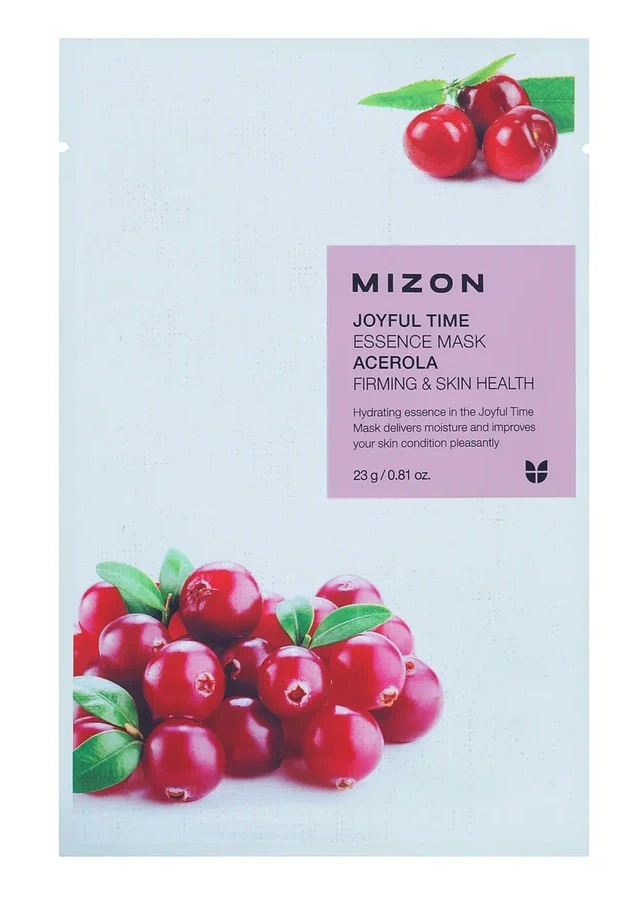 Mizon Тканевая маска с экстрактом барбадосской вишни, 23 г (Mizon, Joyful Time), Joyful Time
Mizon Тканевая маска с экстрактом барбадосской вишни, 23 г (Mizon, Joyful Time), Joyful Time