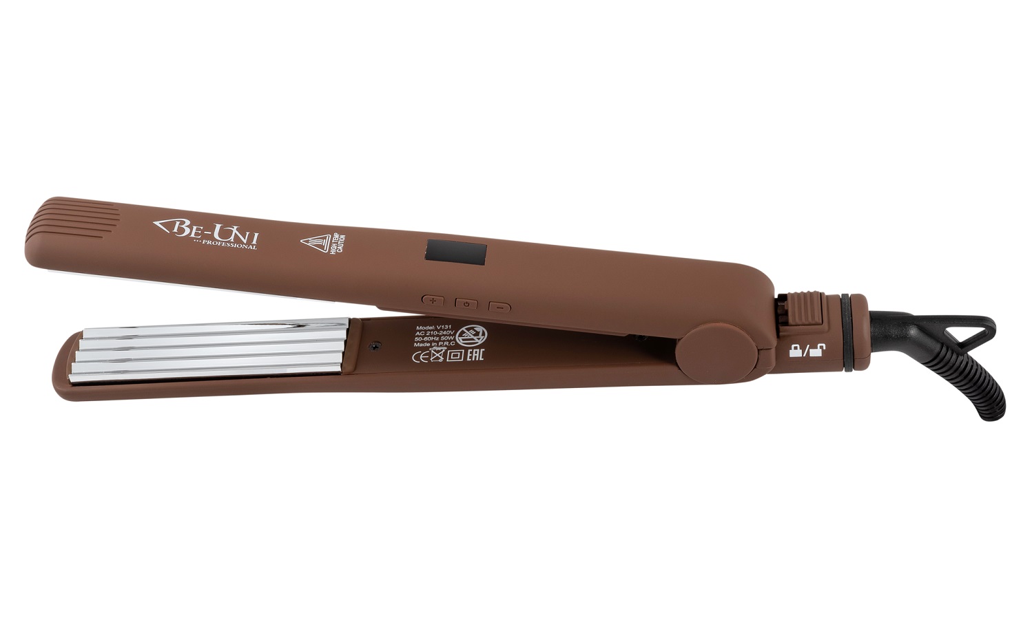 Be-Uni Утюжок-гофре Pro с зеркальным титановым покрытием, коричневый (Be-Uni, Titan Collection), Titan Collection
Be-Uni Утюжок-гофре Pro с зеркальным титановым покрытием, коричневый (Be-Uni, Titan Collection), Titan Collection