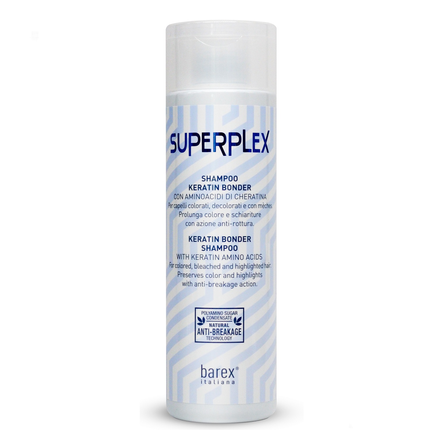 Barex Шампунь-бондер с кератиновыми аминокислотами Keratin Bonder Shampoo, 250 мл (Barex, Superplex), Superplex
Barex Шампунь-бондер с кератиновыми аминокислотами Keratin Bonder Shampoo, 250 мл (Barex, Superplex), Superplex