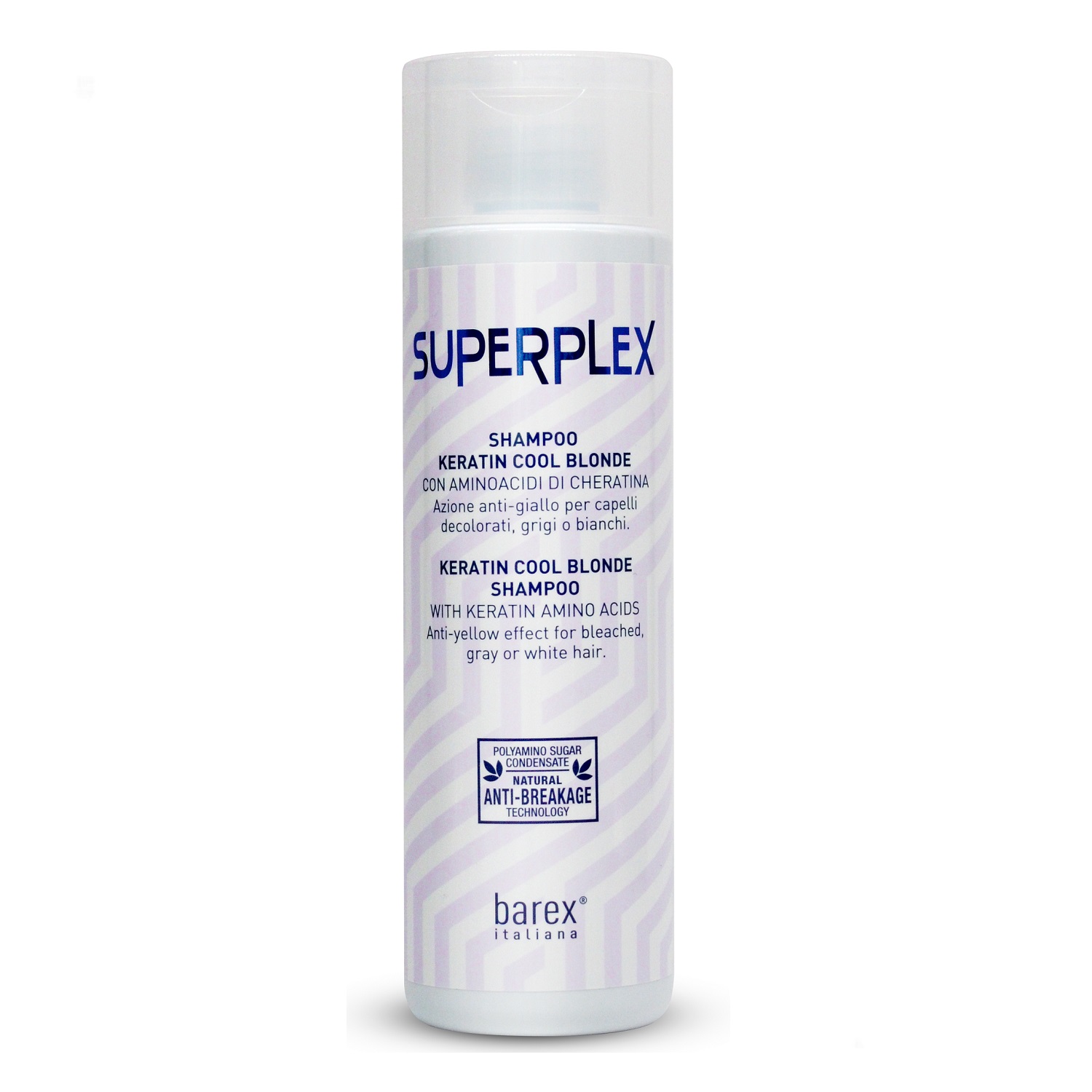 Barex Шампунь для придания холодного оттенка Keratin Cool Blonde Shampoo, 250 мл (Barex, Superplex), Superplex
Barex Шампунь для придания холодного оттенка Keratin Cool Blonde Shampoo, 250 мл (Barex, Superplex), Superplex