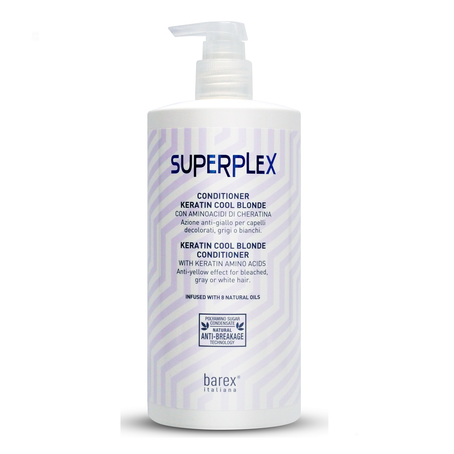 Barex Кондиционер для придания холодного оттенка Keratin Cool Blonde Conditioner, 750 мл (Barex, Superplex), Superplex
Barex Кондиционер для придания холодного оттенка Keratin Cool Blonde Conditioner, 750 мл (Barex, Superplex), Superplex