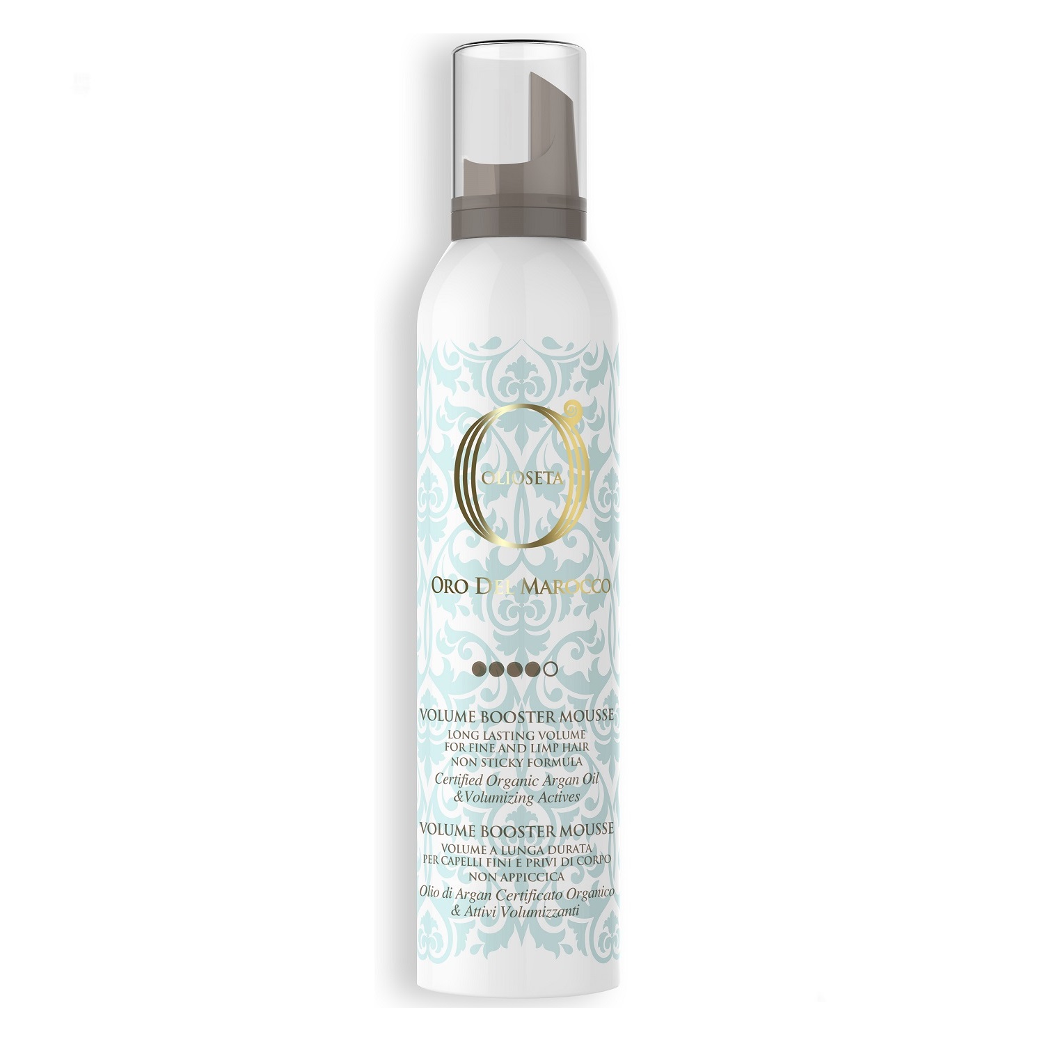 Barex Мусс с маслом арганы для увеличения объема Volume Booster Mousse, 200 мл (Barex, Olioseta Oro del Marocco), Olioseta Oro del Marocco
Barex Мусс с маслом арганы для увеличения объема Volume Booster Mousse, 200 мл (Barex, Olioseta Oro del Marocco), Olioseta Oro del Marocco