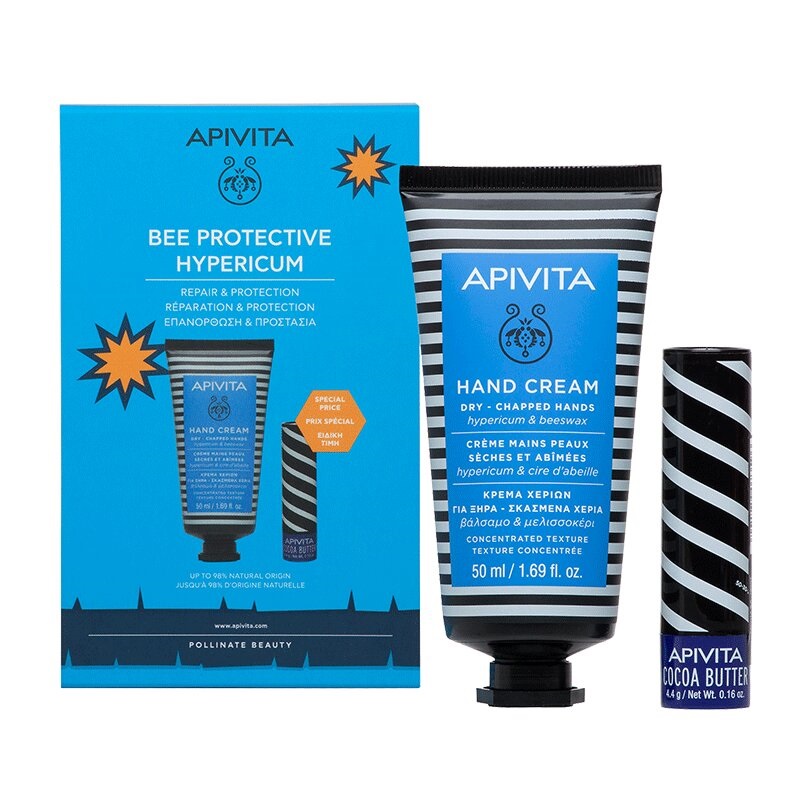 Apivita Набор "Красота рук и губ": крем для рук 50 мл + уход для губ 4,4 г (Apivita, Lip Care), Lip Care
Apivita Набор "Красота рук и губ": крем для рук 50 мл + уход для губ 4,4 г (Apivita, Lip Care), Lip Care