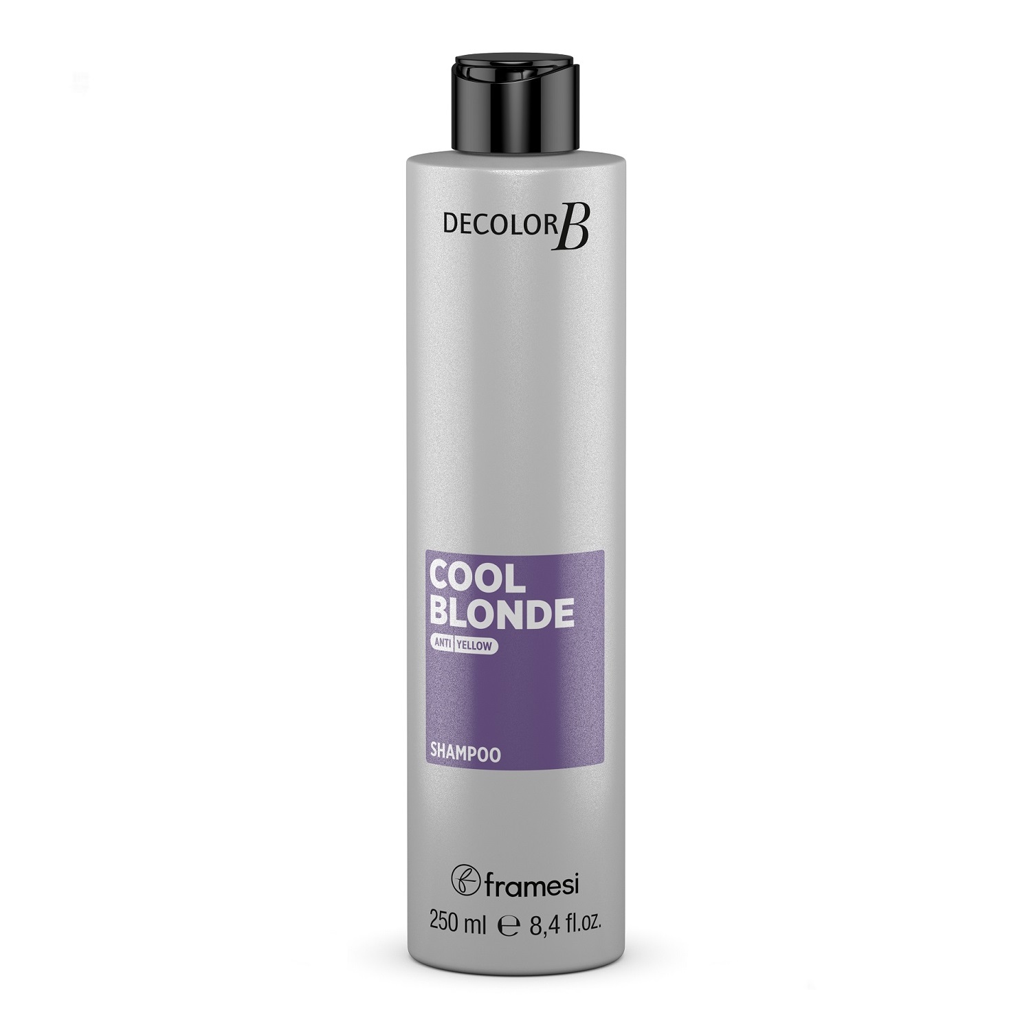 FRAMESI Шампунь для холодных оттенков блонд Cool Blonde Anti Yellow Shampoo, 250 мл (FRAMESI, Decolor B), Decolor B
FRAMESI Шампунь для холодных оттенков блонд Cool Blonde Anti Yellow Shampoo, 250 мл (FRAMESI, Decolor B), Decolor B
