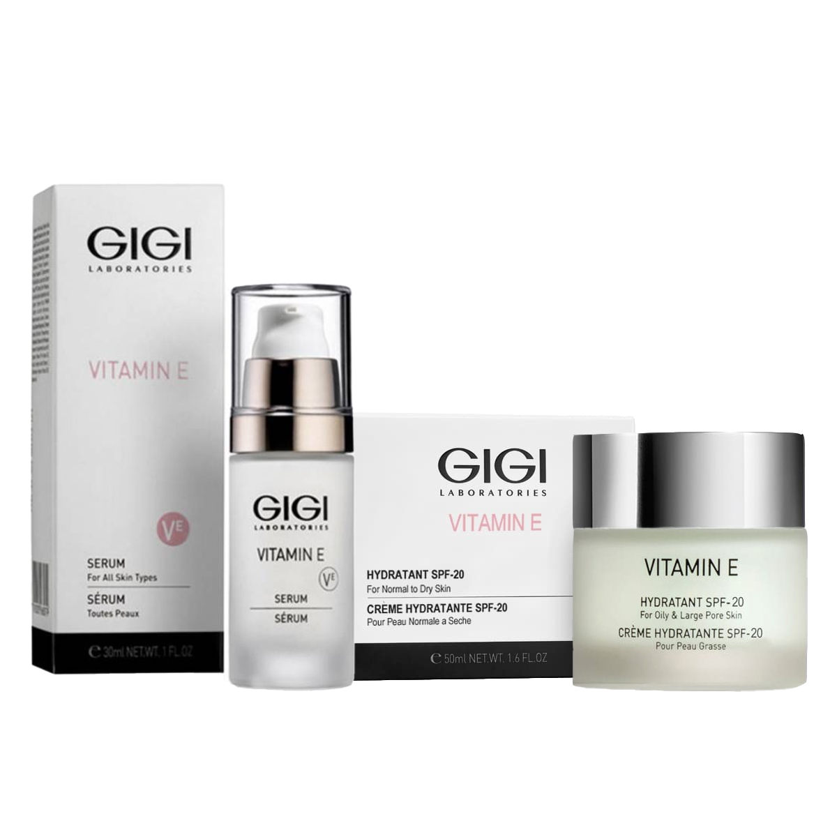 GiGi Набор для сухой кожи: крем 50 мл + сыворотка 30 мл (GiGi, Vitamin E), Vitamin E
GiGi Набор для сухой кожи: крем 50 мл + сыворотка 30 мл (GiGi, Vitamin E), Vitamin E