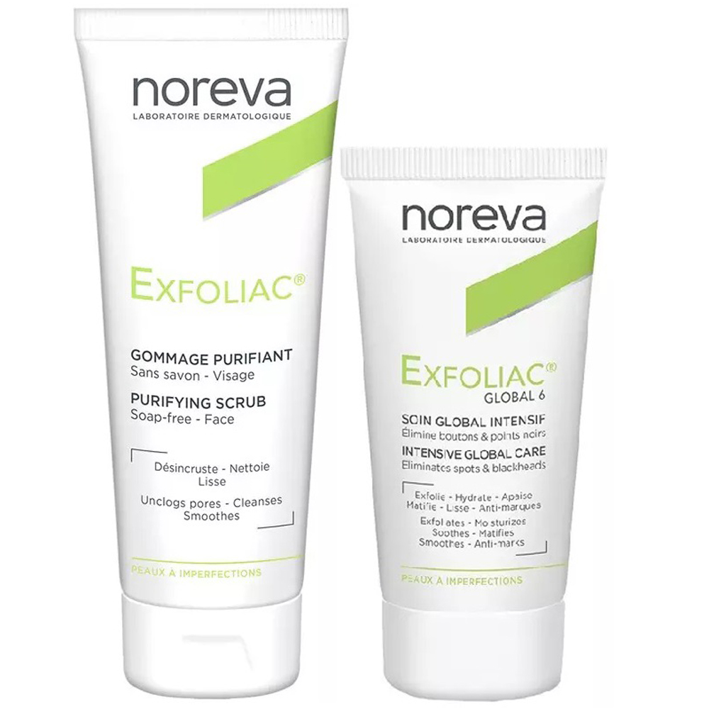 Noreva Набор Эксфолиак: скраб, 50 мл + крем, 30 мл (Noreva, Exfoliac), Exfoliac
Noreva Набор Эксфолиак: скраб, 50 мл + крем, 30 мл (Noreva, Exfoliac), Exfoliac