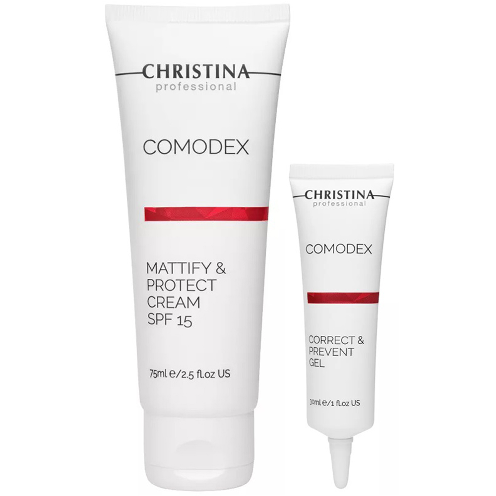Christina Набор для проблемной кожи: крем SPF15, 75 мл + гель, 30 мл (Christina, Comodex), Comodex
Christina Набор для проблемной кожи: крем SPF15, 75 мл + гель, 30 мл (Christina, Comodex), Comodex