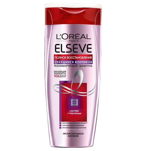 Loreal Paris Шампунь для волос "Полное восстановление секущихся кончиков", 400 мл (Loreal Paris, Elseve), Elseve
Loreal Paris Шампунь для волос "Полное восстановление секущихся кончиков", 400 мл (Loreal Paris, Elseve), Elseve