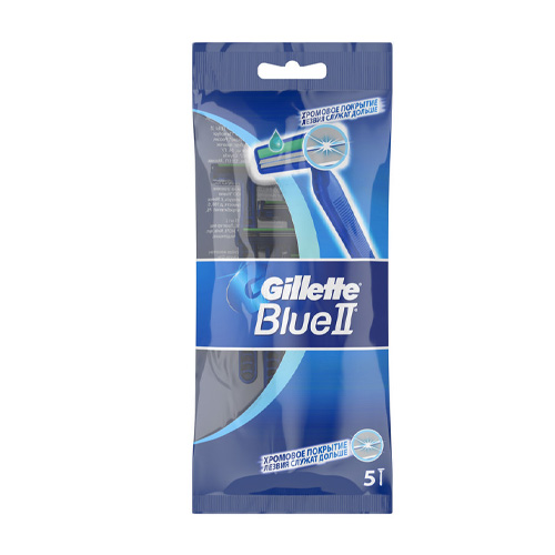 Gillette Одноразовая бритва Gillette Blue II, 5 шт (Gillette, Бритвы и лезвия), Бритвы и лезвия
Gillette Одноразовая бритва Gillette Blue II, 5 шт (Gillette, Бритвы и лезвия), Бритвы и лезвия