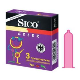 Sico Презервативы  3 color. фото