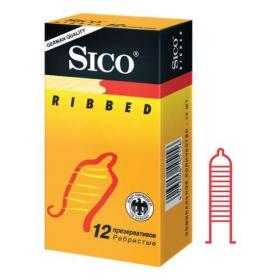 Sico Презервативы  12 ribbed. фото