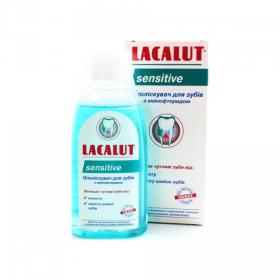 Lacalut Антибактериальный ополаскиватель для полости рта Sensitive, 500 мл. фото