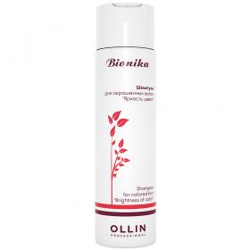 Ollin Professional Шампунь для окрашенных волос Яркость цвета, 250 мл. фото
