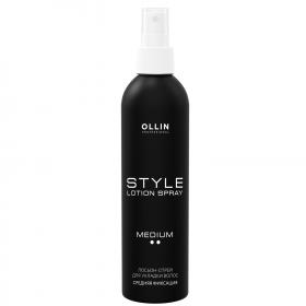 Ollin Professional Лосьон-спрей для укладки волос средней фиксации, 250 мл. фото