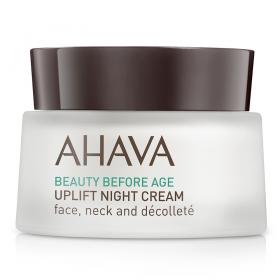 Ahava Ночной крем для подтяжки кожи лица, шеи и зоны декольте Uplift Night Cream, 50 мл. фото