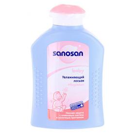Sanosan Увлажняющее молочко для младенцев 200 мл. фото