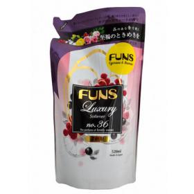 Funs Кондиционер для белья концентрированный с ароматом грейпфрута и черной смородины запасной блок 520 м. фото