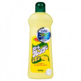 Funs Чистящий крем для удаления трудновыводимых загрязнений без царапин с ароматом лимона 400 мл. фото