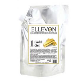 Ellevon Премиум альгинатная маска с золотом гель  коллаген, 1000 мл  100 мл. фото