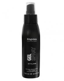 Kapous Professional Гель-спрей для волос сильной фиксации Gel-spray Strong, 100 мл. фото