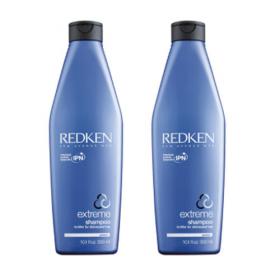 Redken Комплект Extreme Восстанавливающий шампунь для ослабленных и поврежденных волос 2 шт х 300 мл. фото