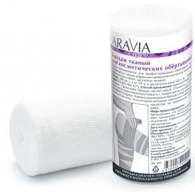 Aravia Professional Бандаж тканый для косметических обертываний, 100 мм х 5 м, 1 шт. фото